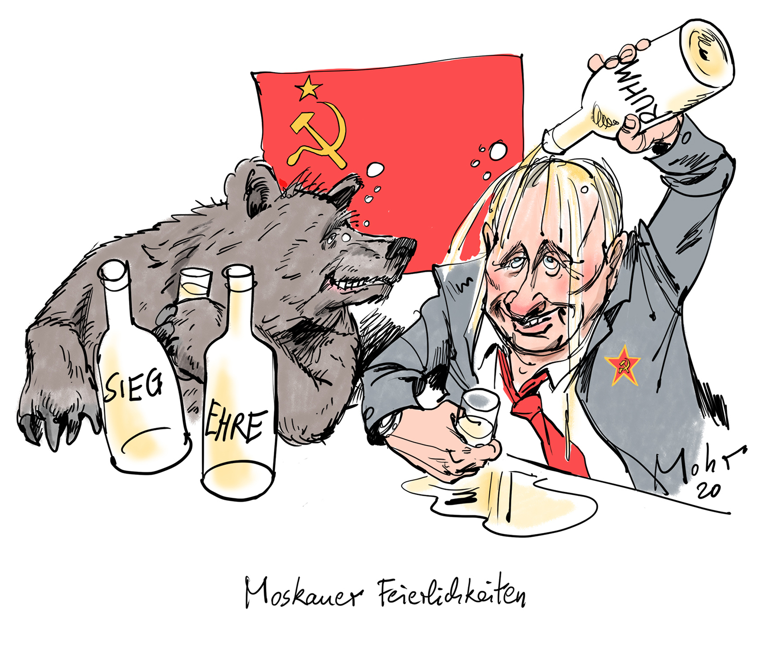 Moskauer Feierlichkeiten