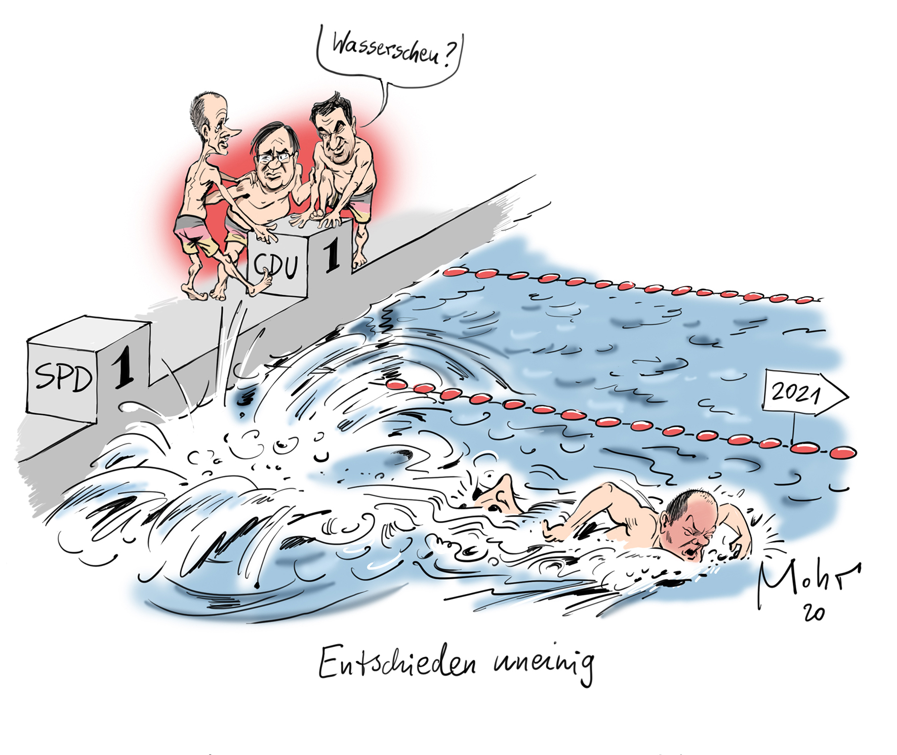 Entschieden uneinig