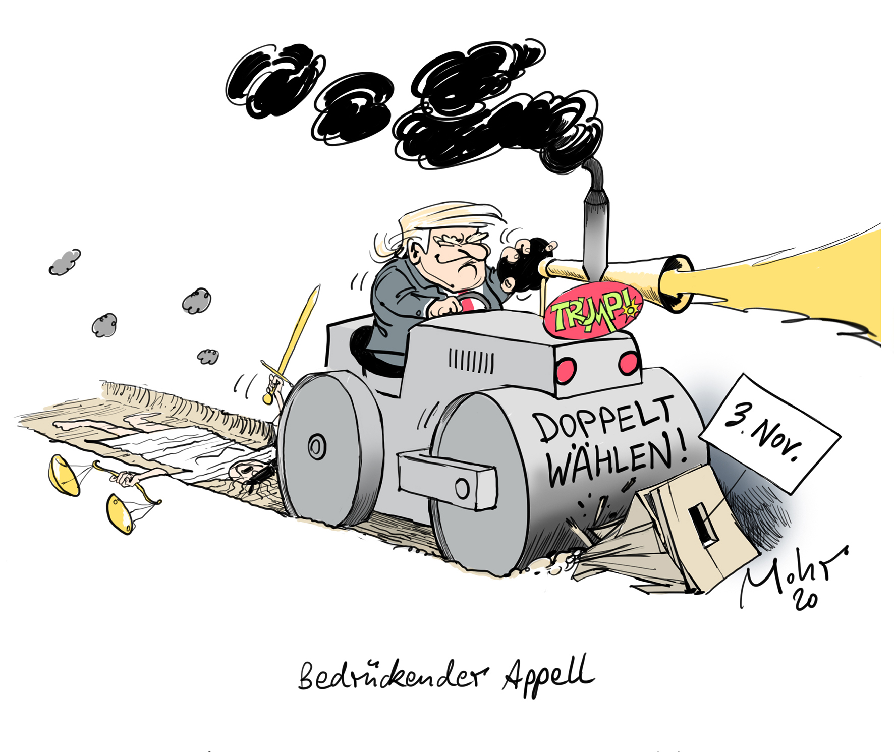 Bedrückender Appell