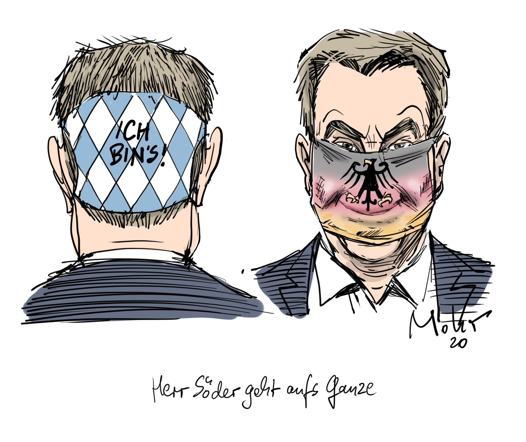 Herr Söder geht auf\'s Ganze