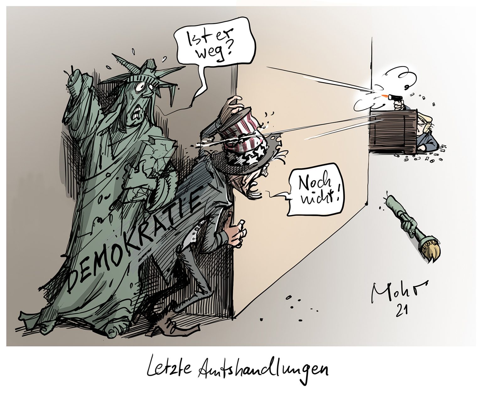 Letzte Amtshandlungen