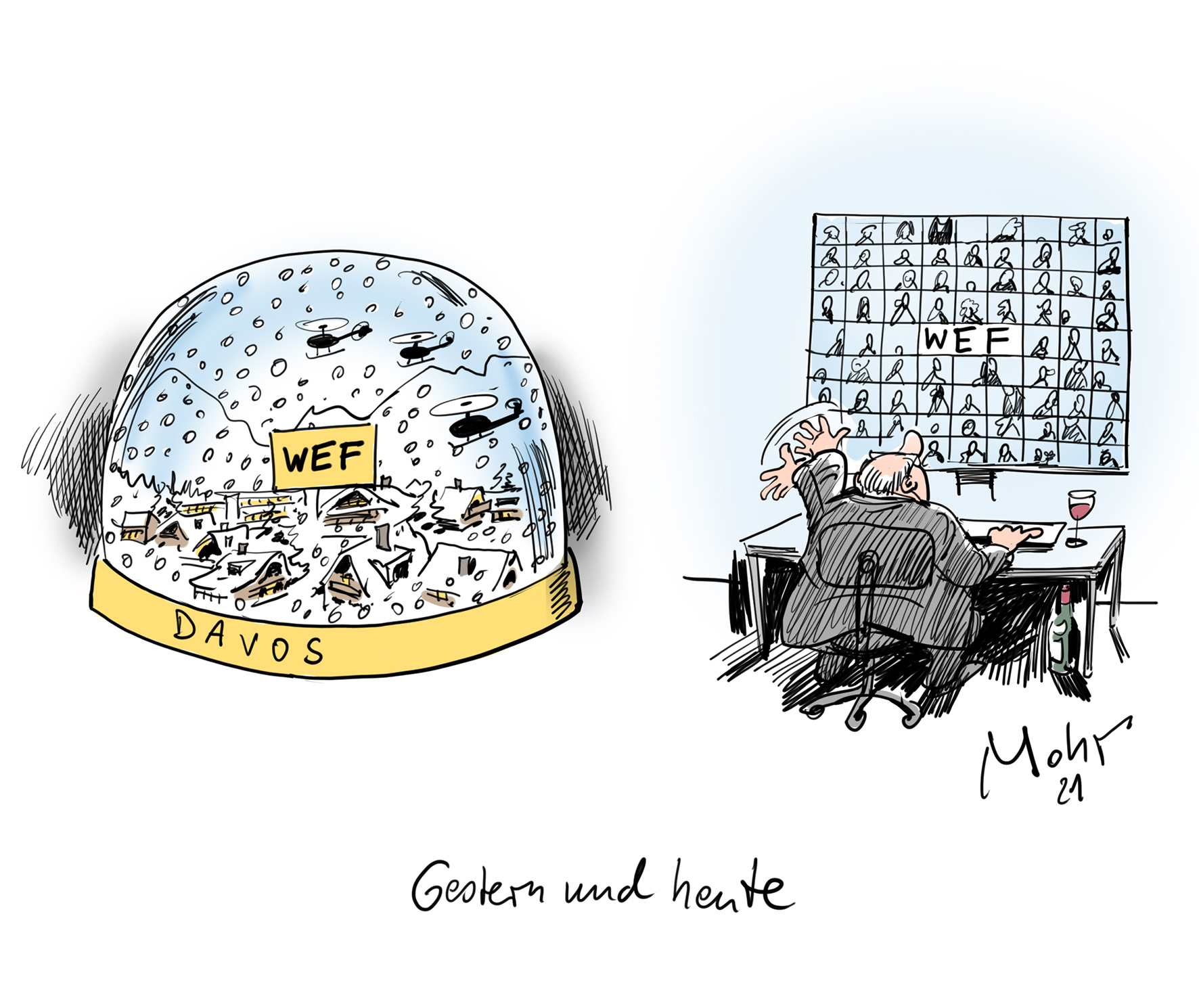 Gestern und heute
