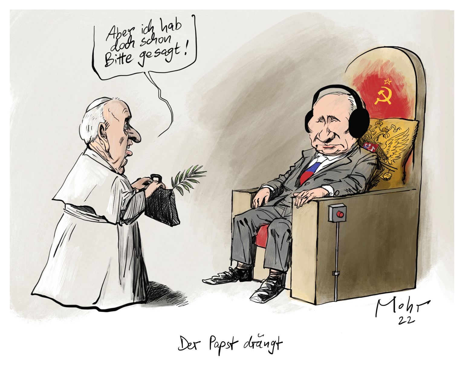 Der Papst drängt