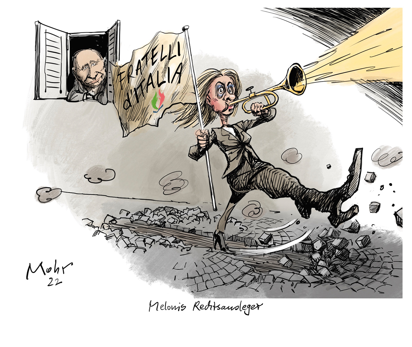 Melonis Rechtsausleger