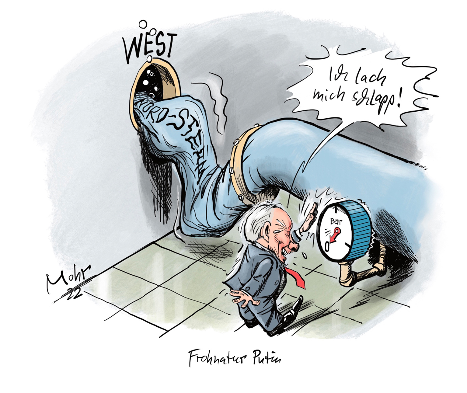 Frohnatur Putin
