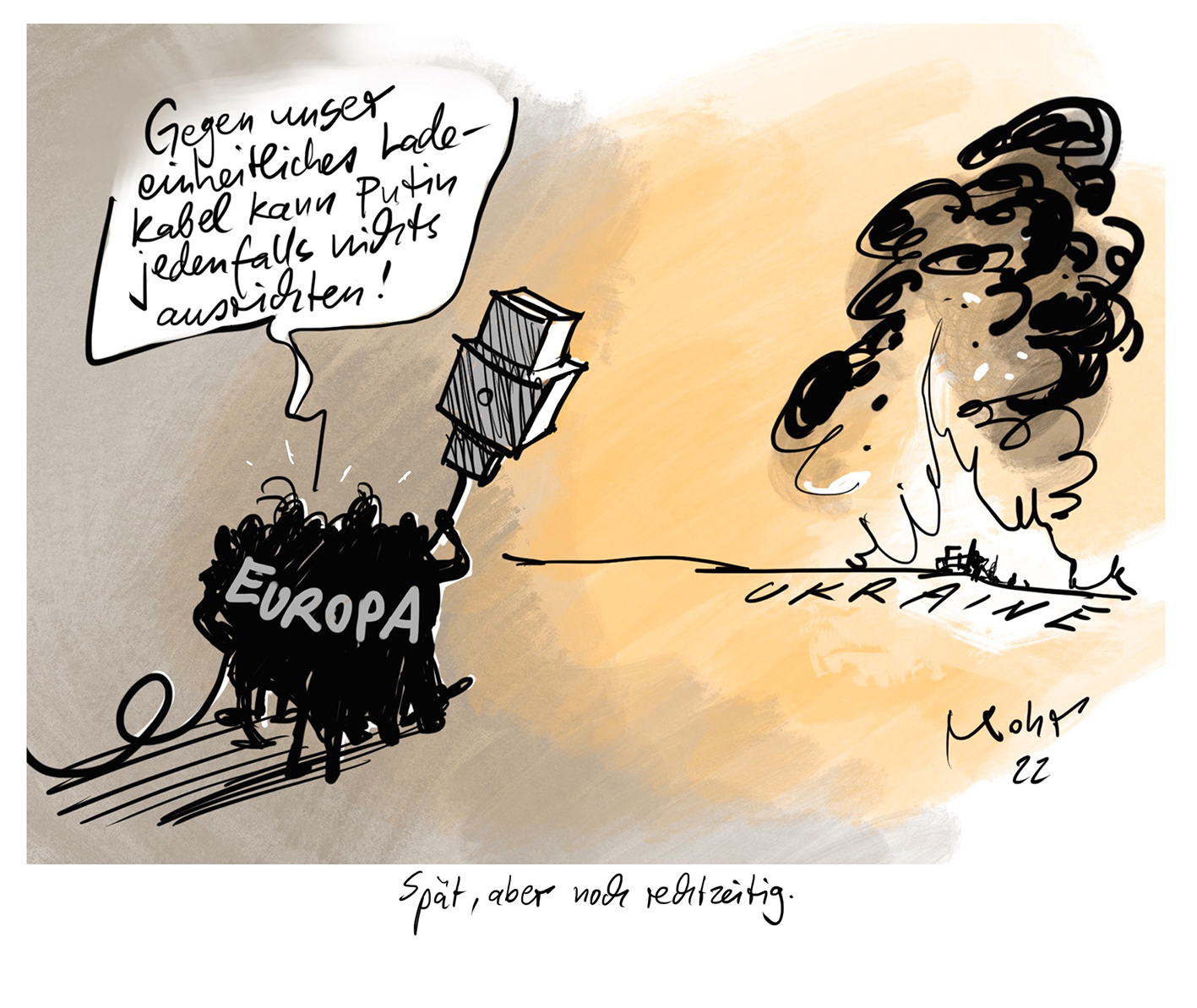 Spät, aber noch rechtzeitig.
