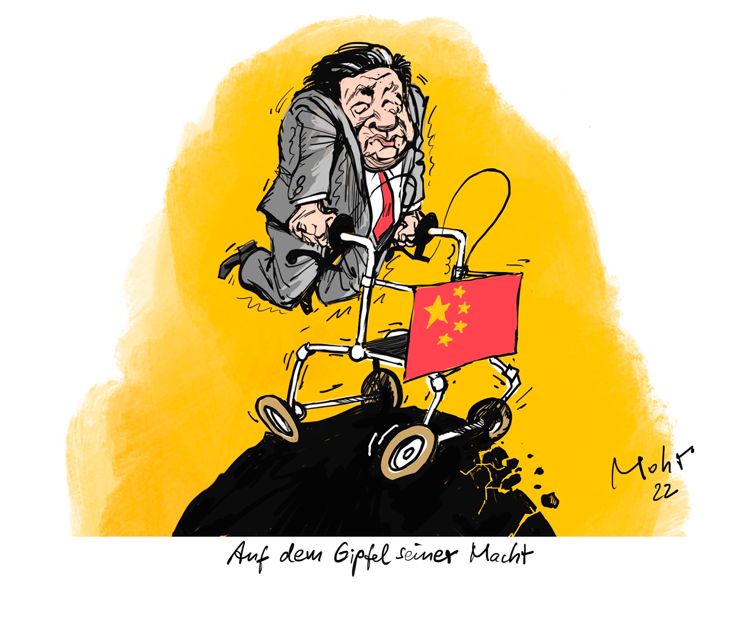 Auf dem Gipfel seiner Macht