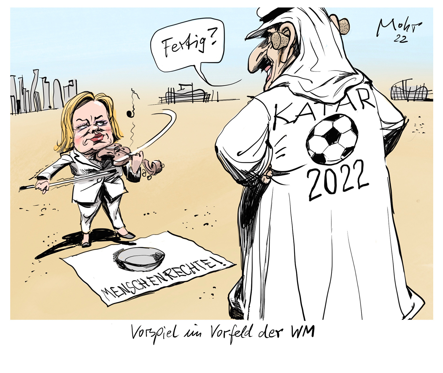 Vorspiel im Vorfeld der WM