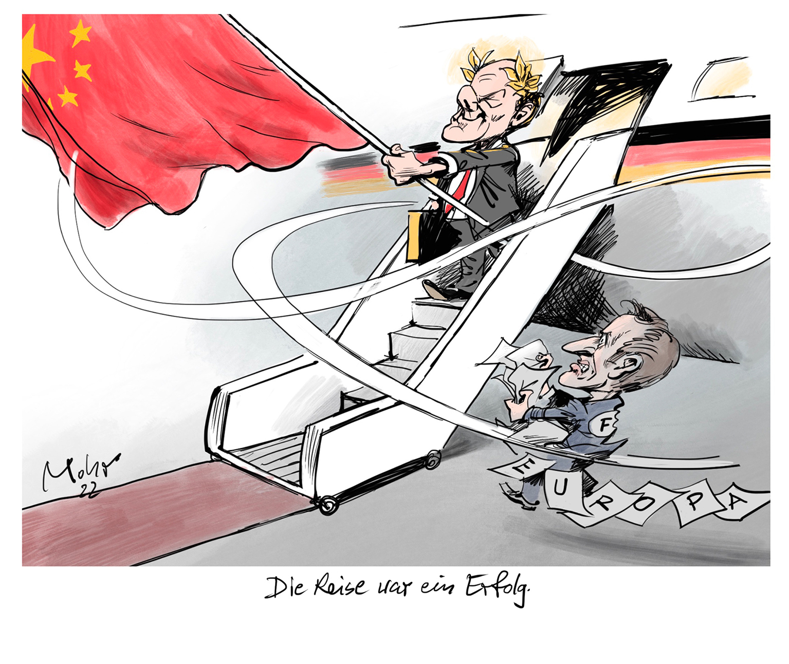 Die Reise war ein Erfolg.