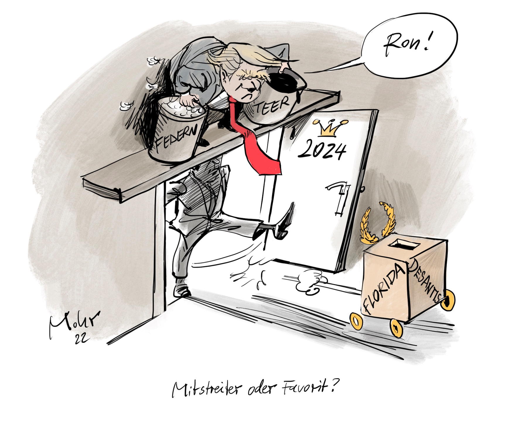 Mitstreiter oder Favorit?