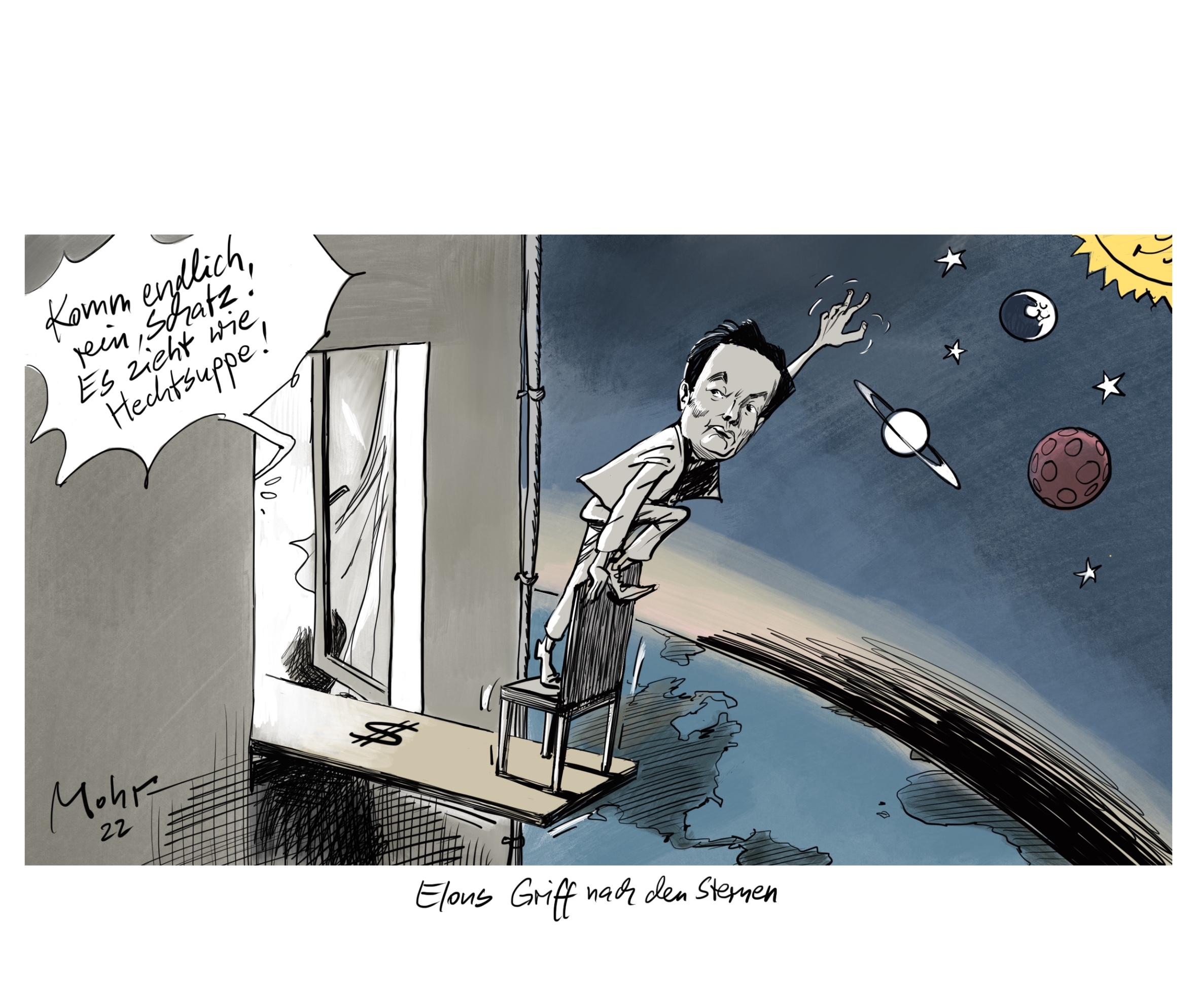 Elons Griff nach den Sternen