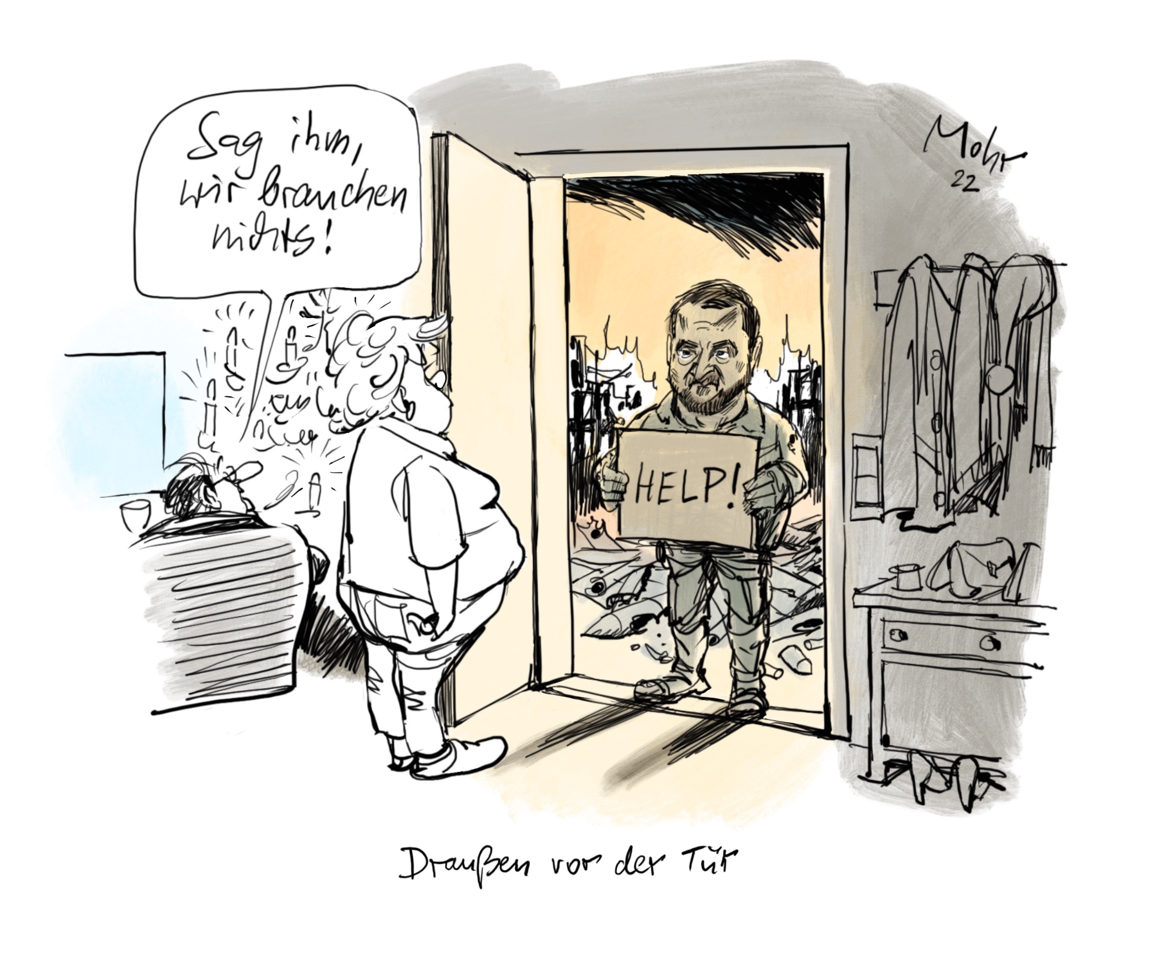 Draußen vor der Tür