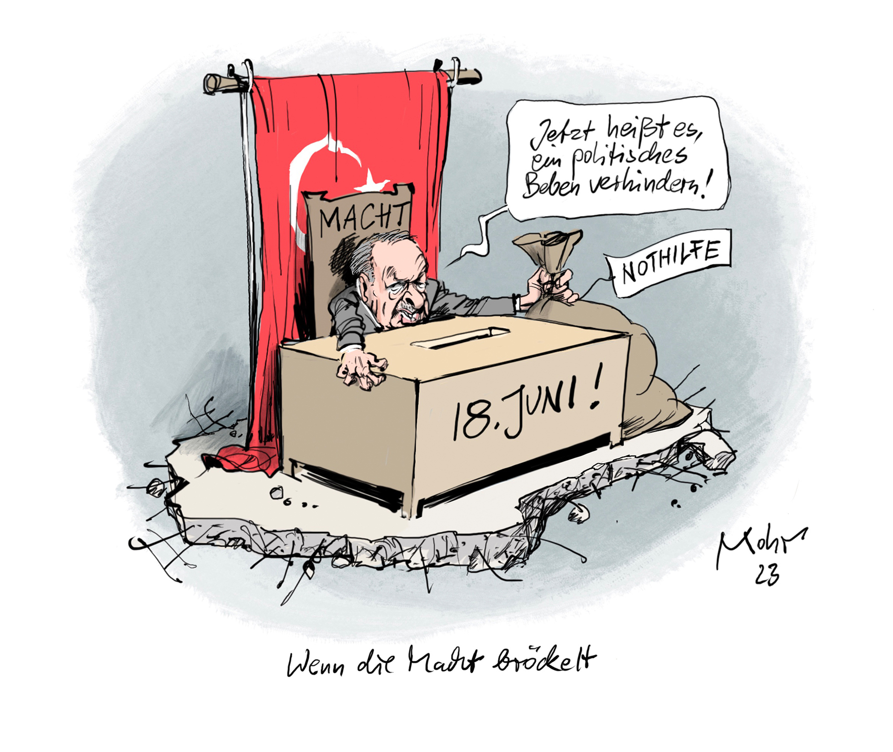 Wenn die Macht bröckelt