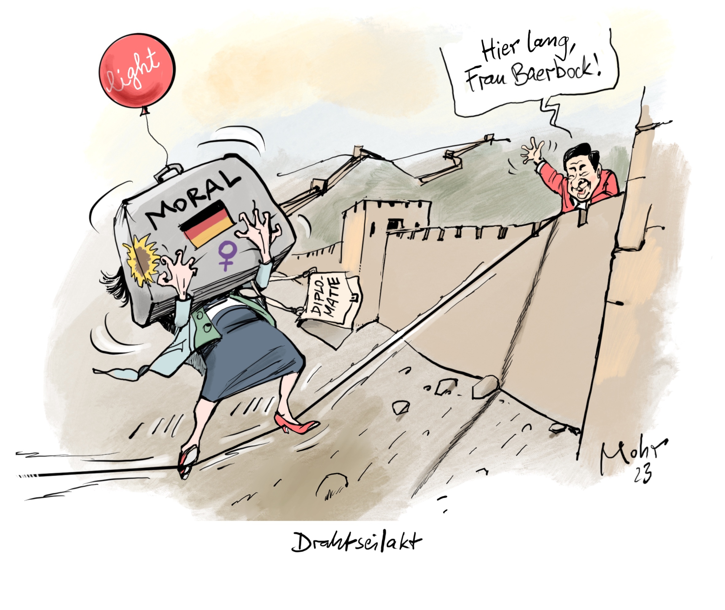 Drahtseilakt