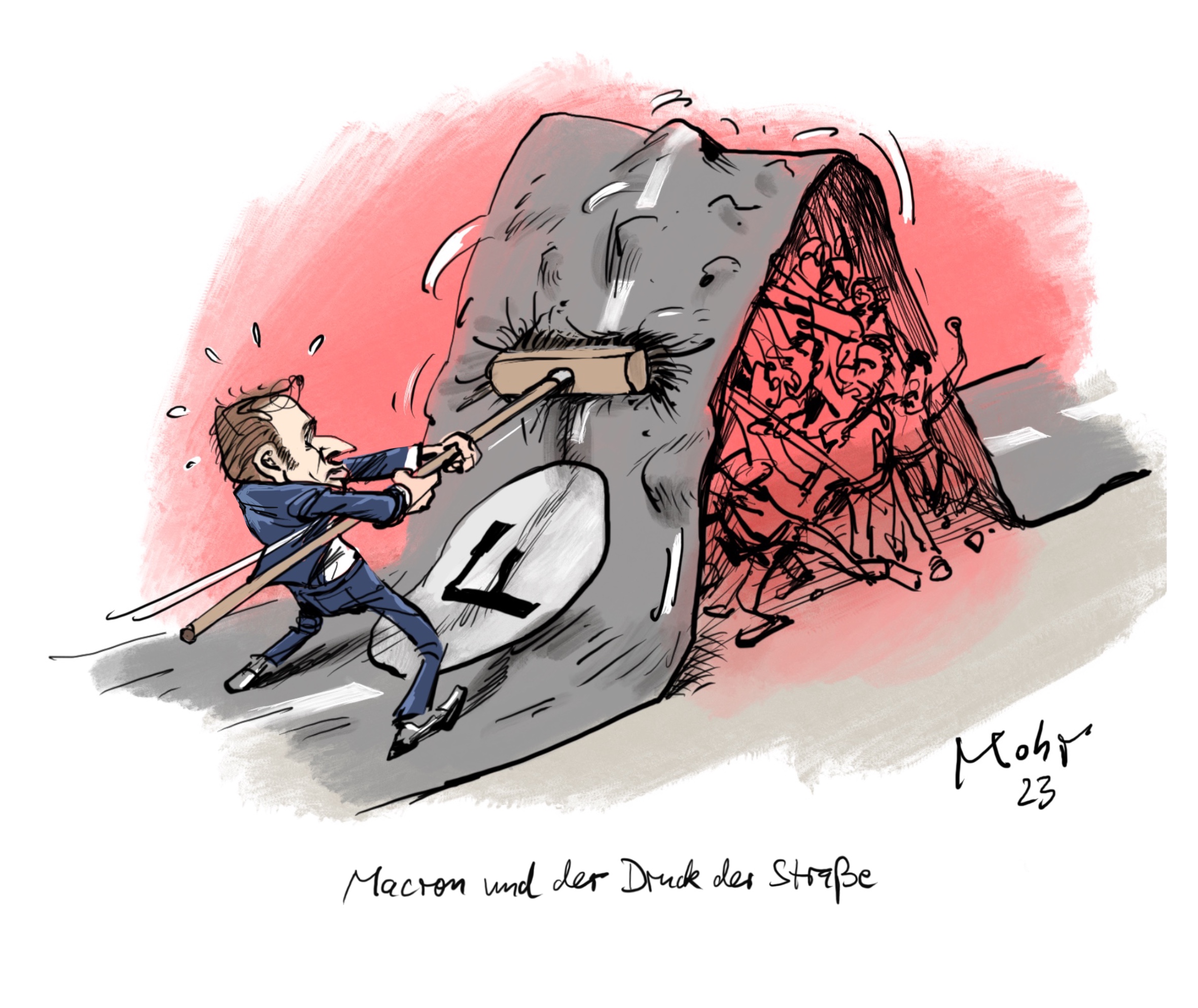 Macron und der Druck der Straße