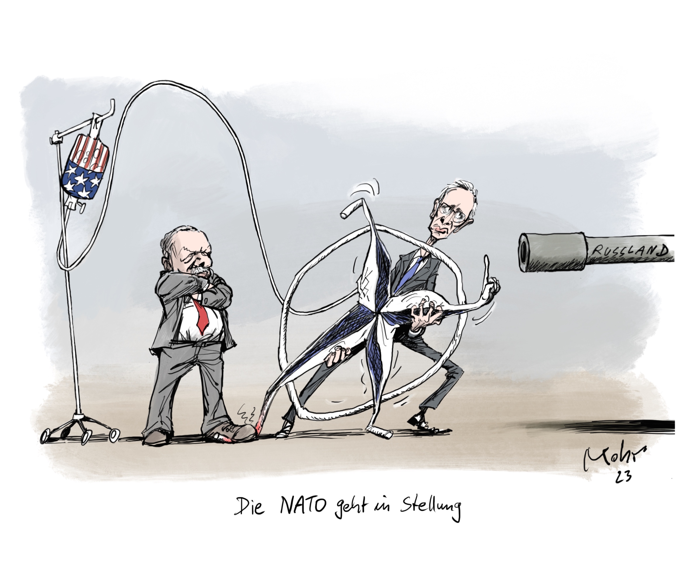 Die NATO geht in Stellung