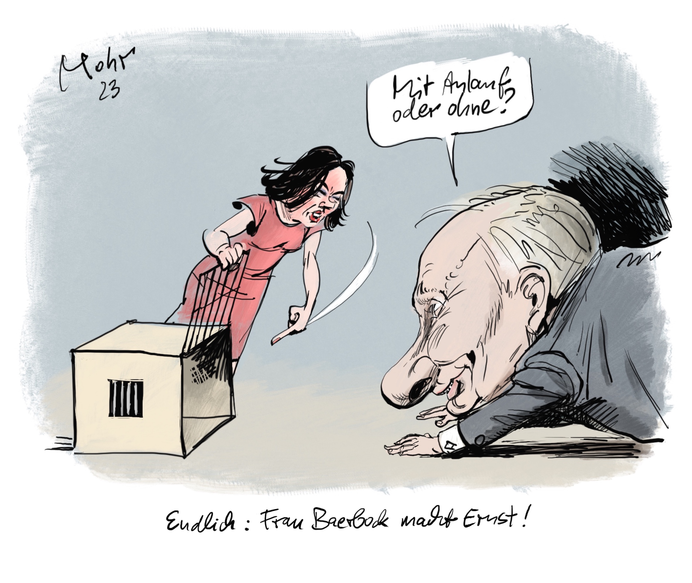 Endlich: Frau Baerbock macht Ernst!