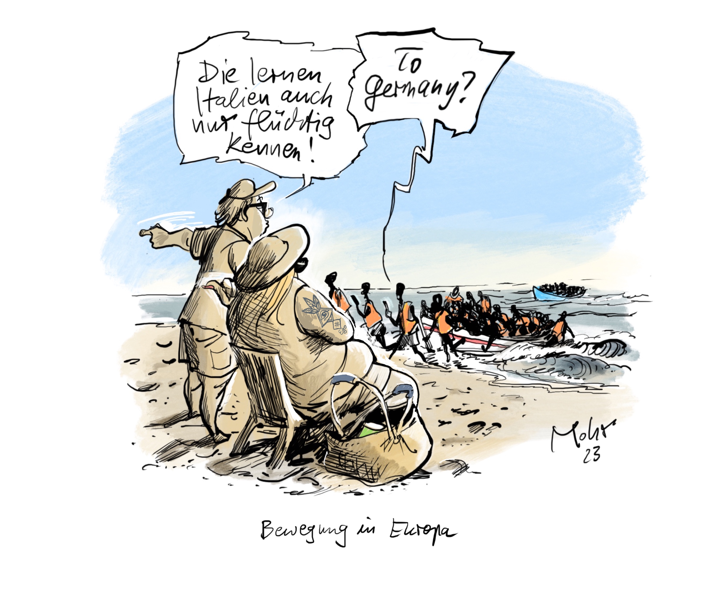 Bewegung in Europa