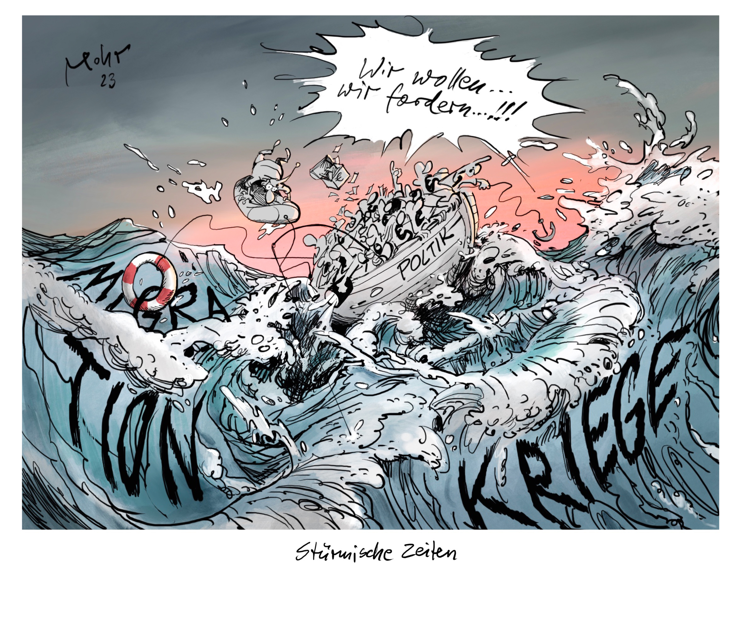 Stürmische Zeiten