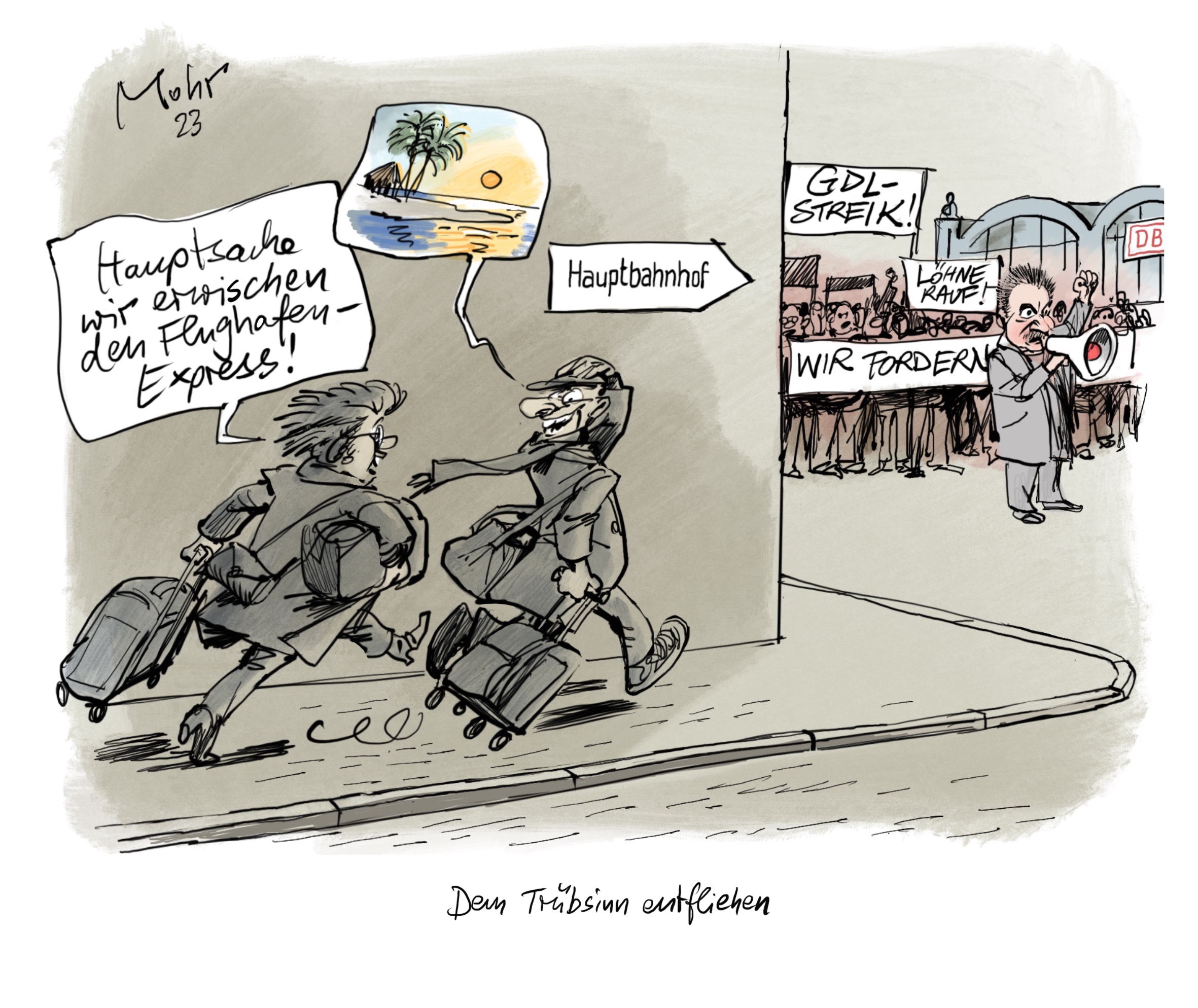 Dem Trübsinn entfliehen