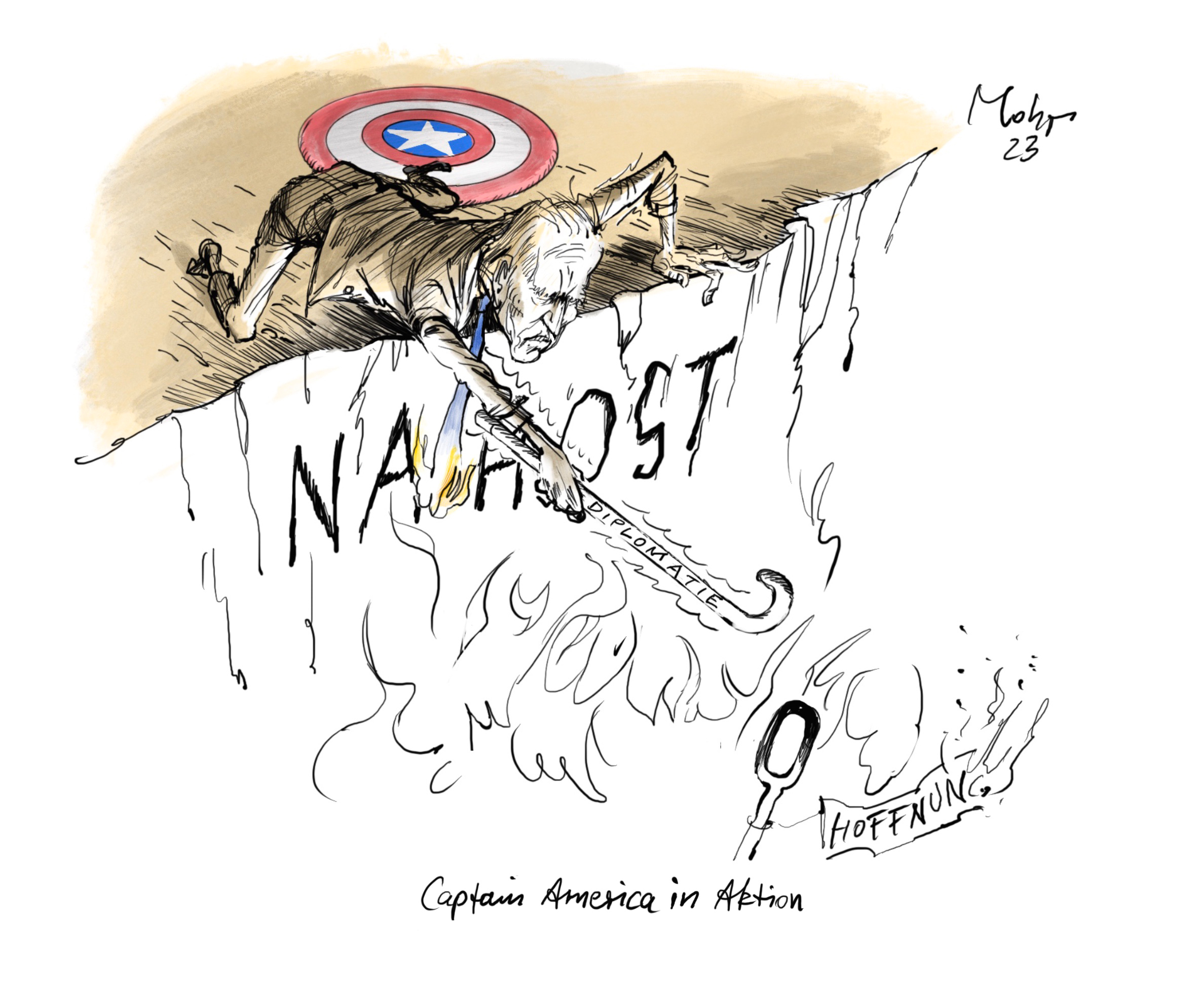 Captain America in Aktion