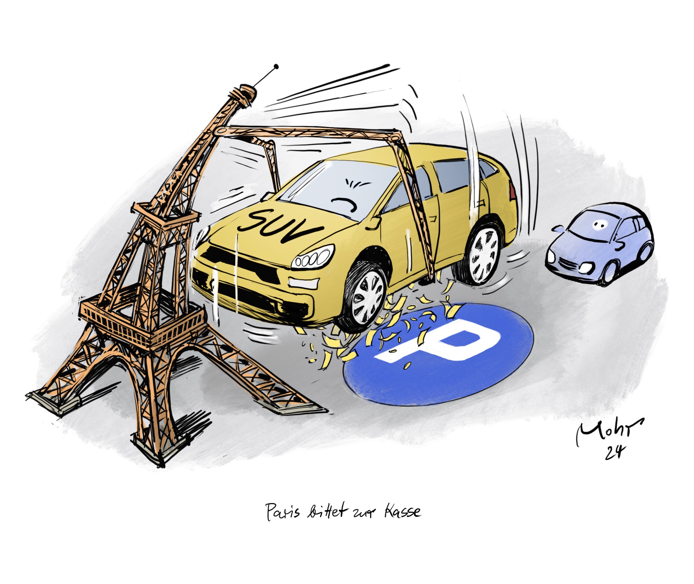 Paris bittet zur Kasse