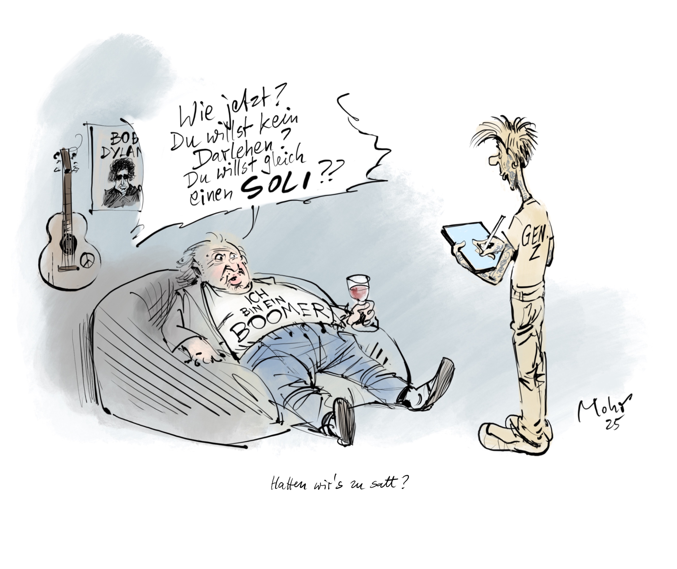 Hatten wir\'s zu satt?