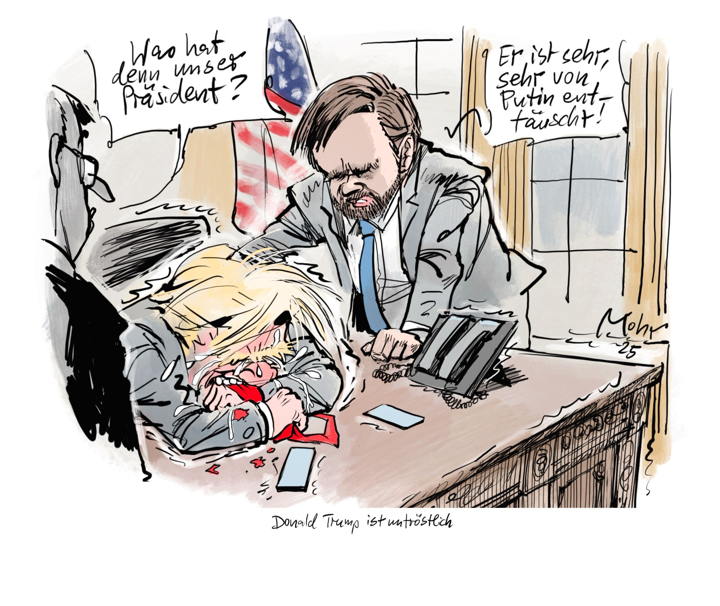 Donald Trump ist untröstlich