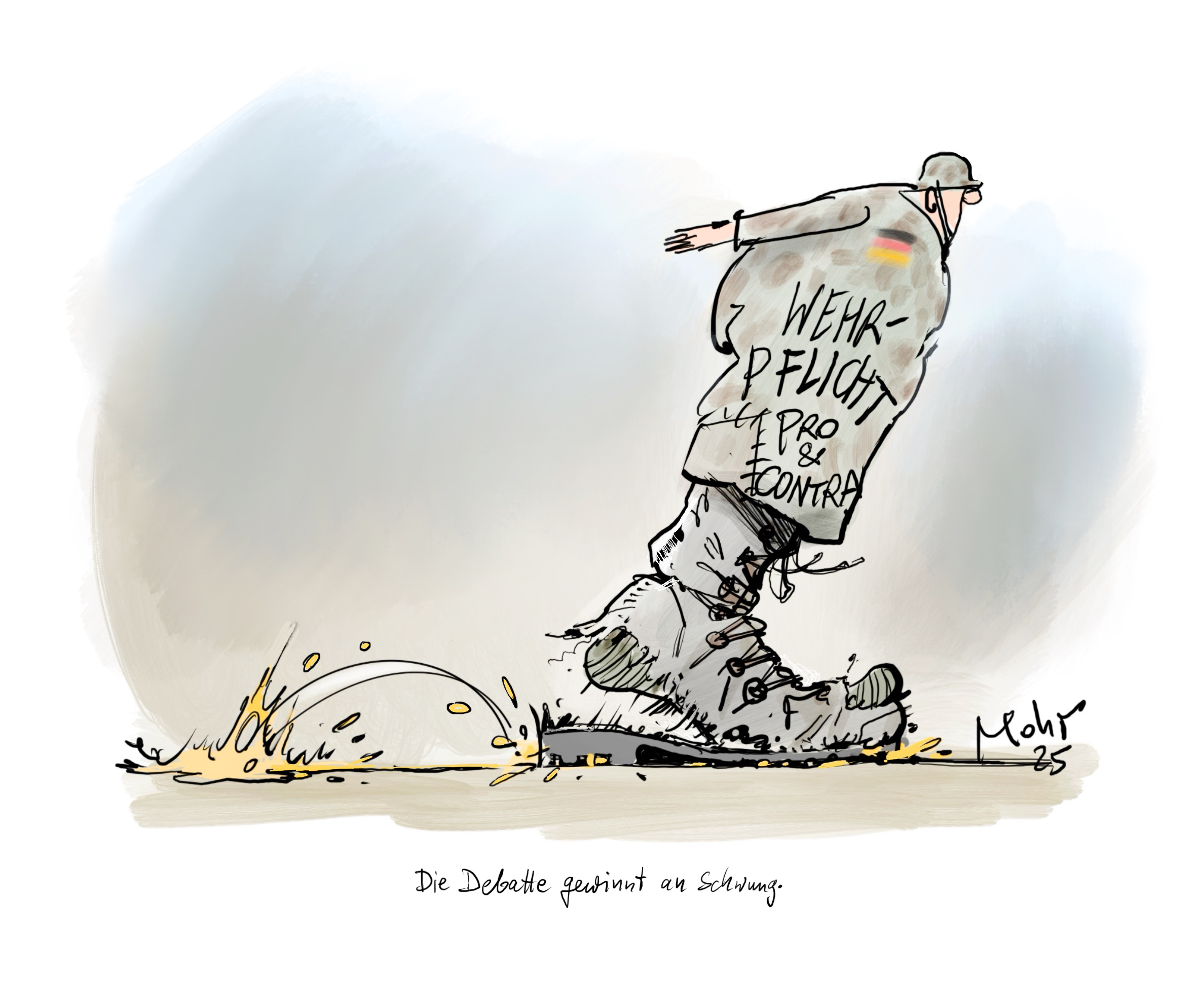 Die Debatte gewinnt an Schwung.
