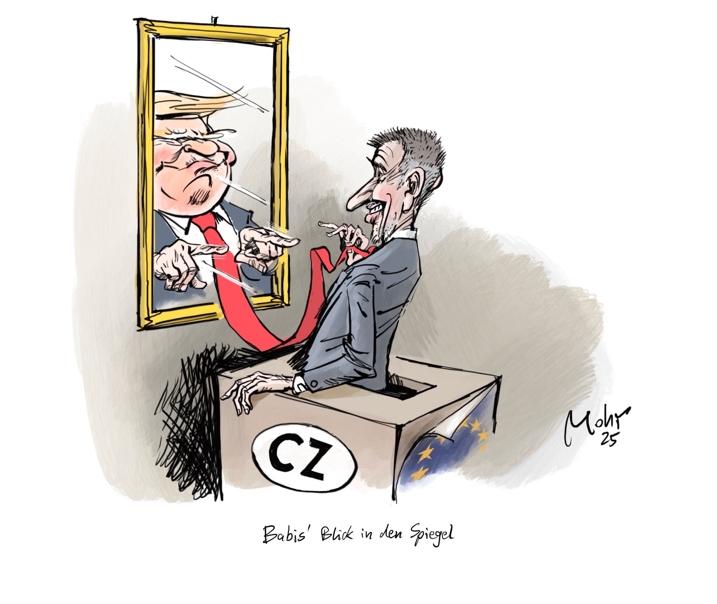 Babis\' Blick in den Spiegel