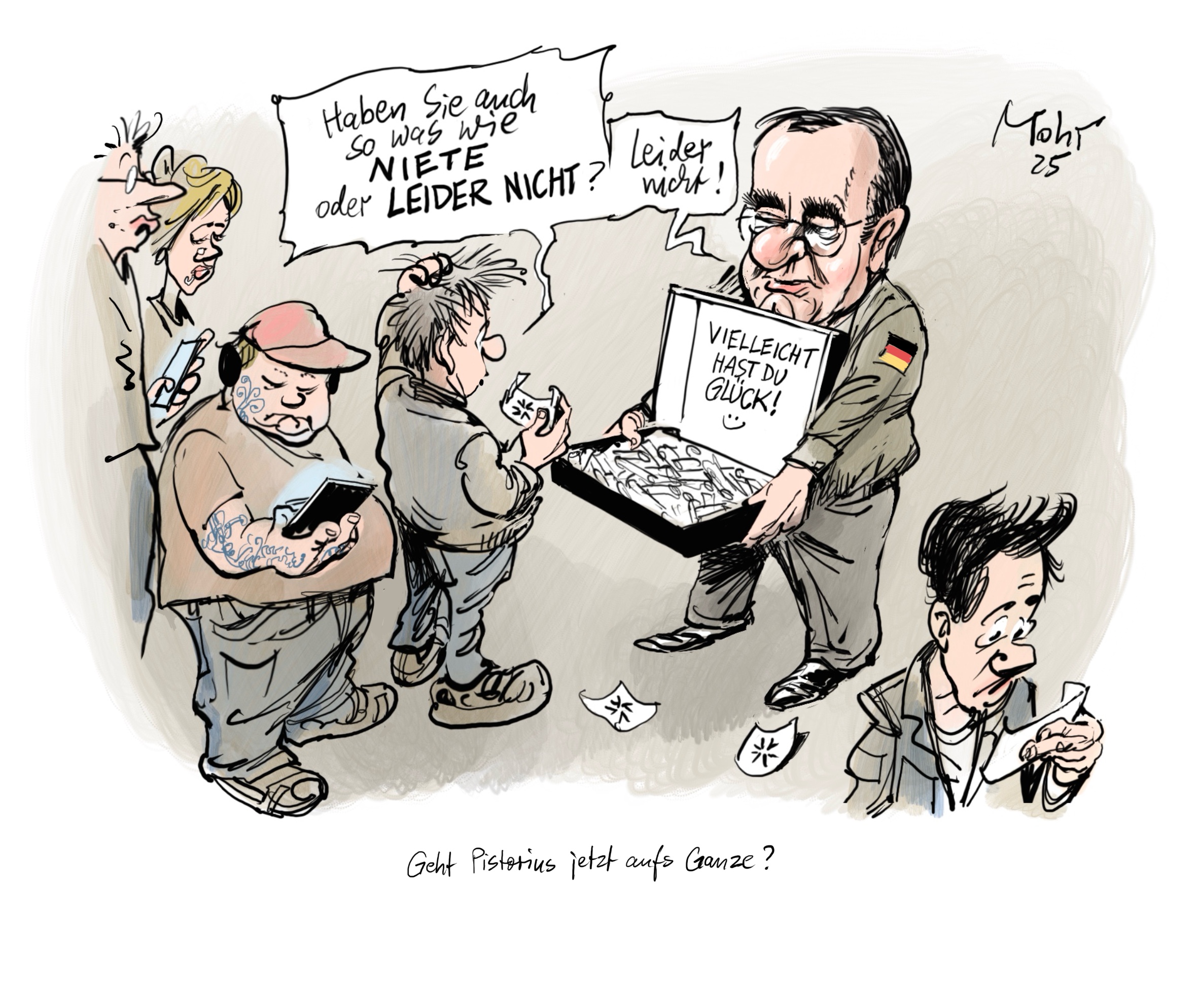Geht Pistorius jetzt aufs Ganze?