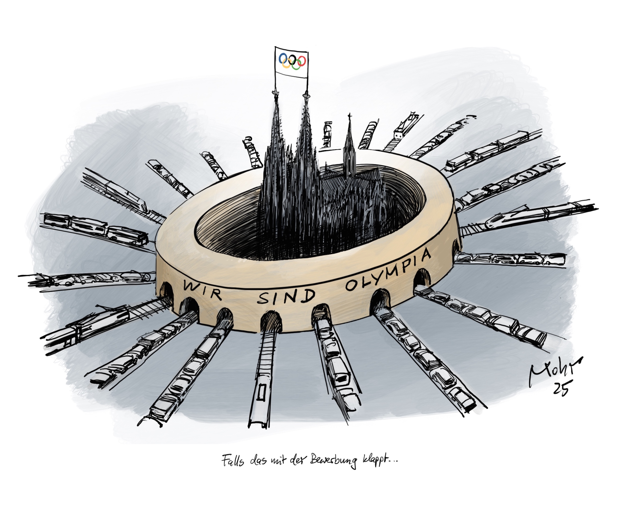 Falls das mit der Bewerbung klappt...