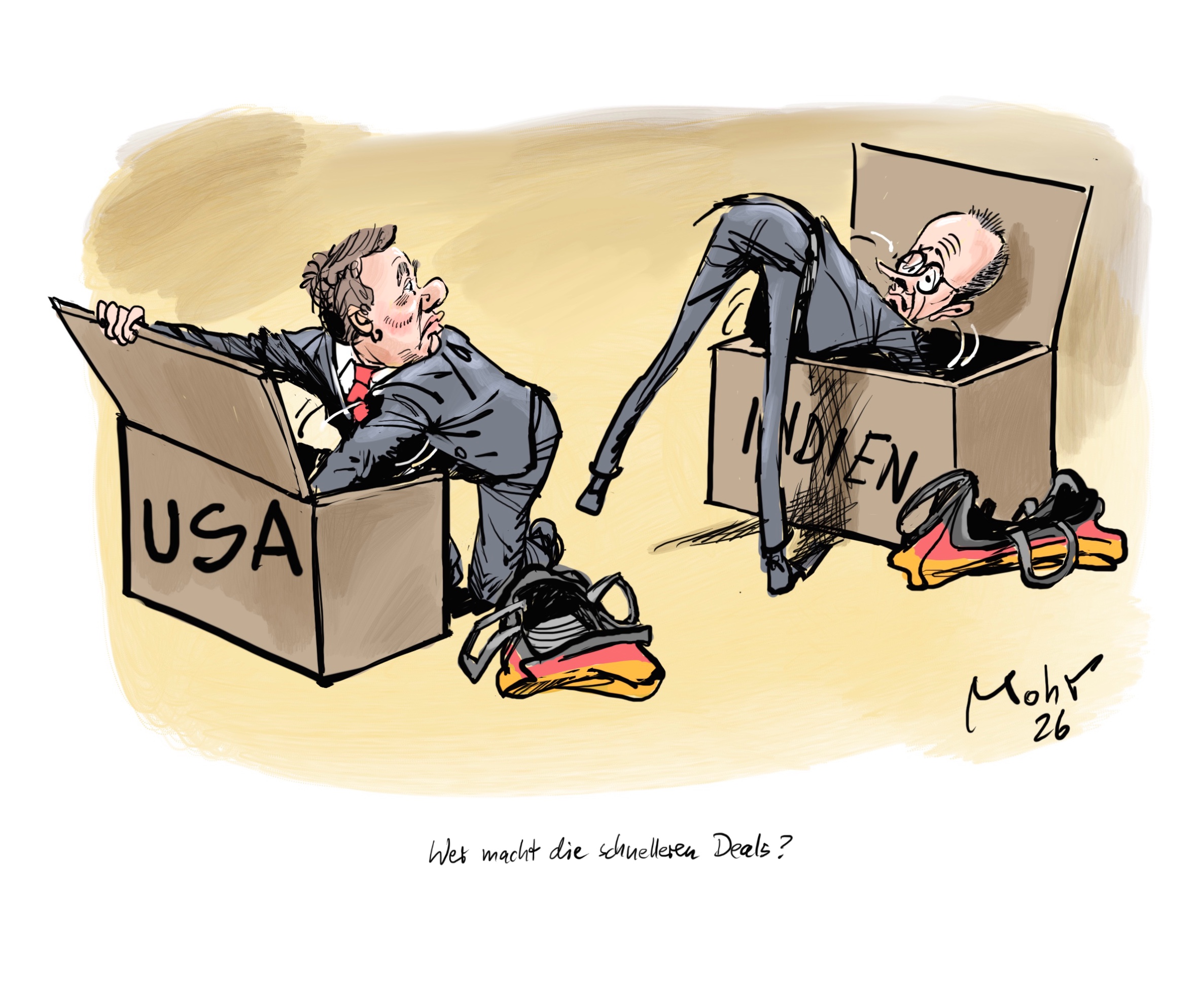 Wer macht die schnelleren Deals?