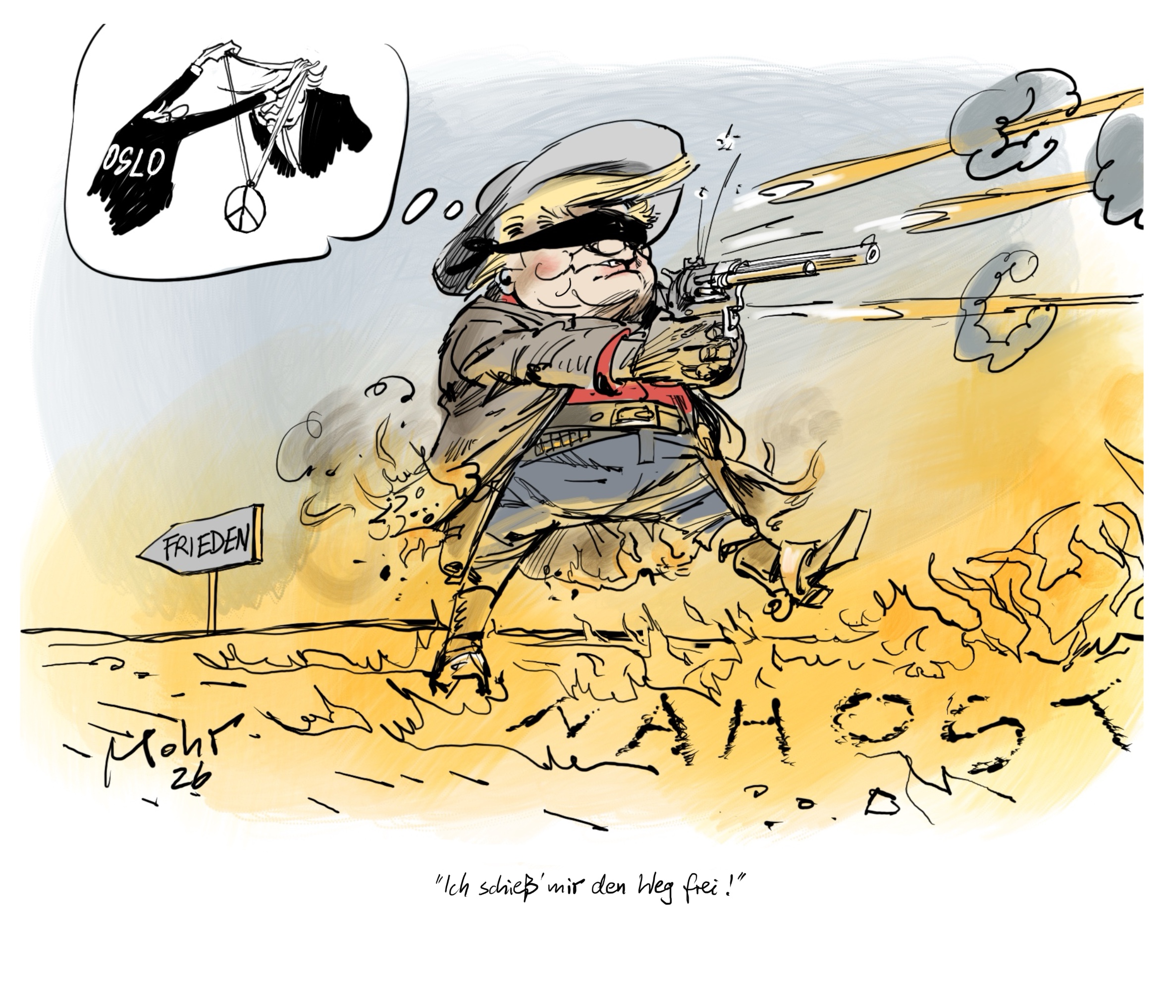 Ich schieß\' mir den Weg frei!