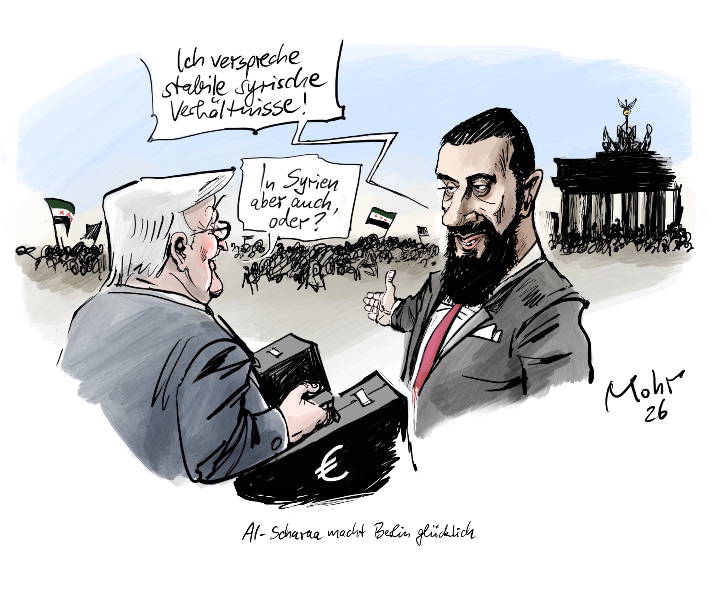Al-Scharaa macht Berlin glücklich