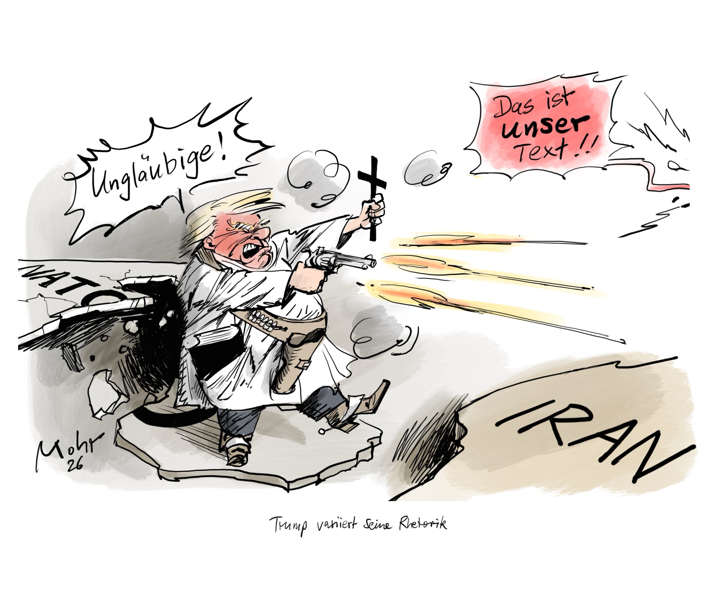 Trump variiert seine Rhetorik