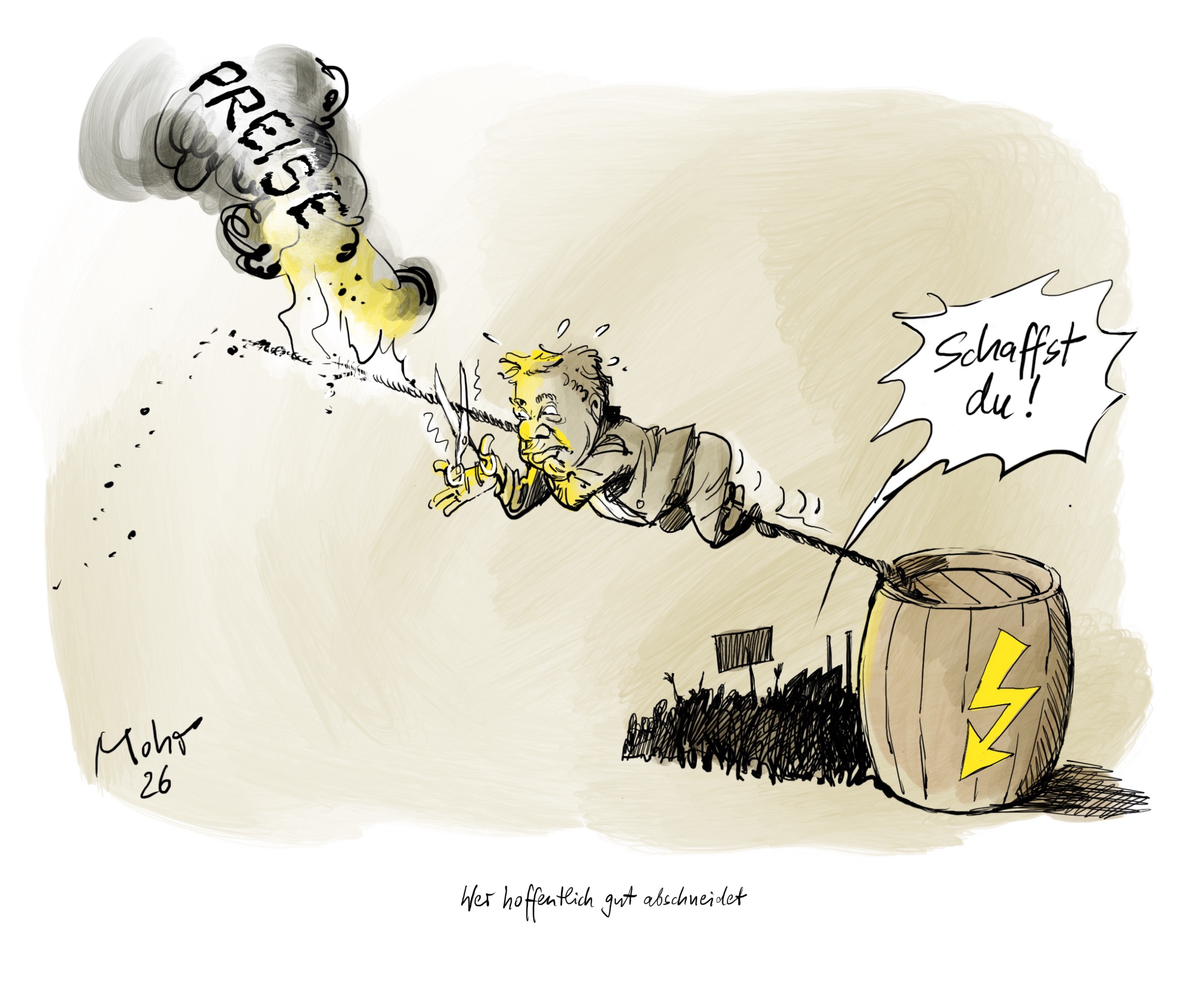 Wer hoffentlich gut abschneidet