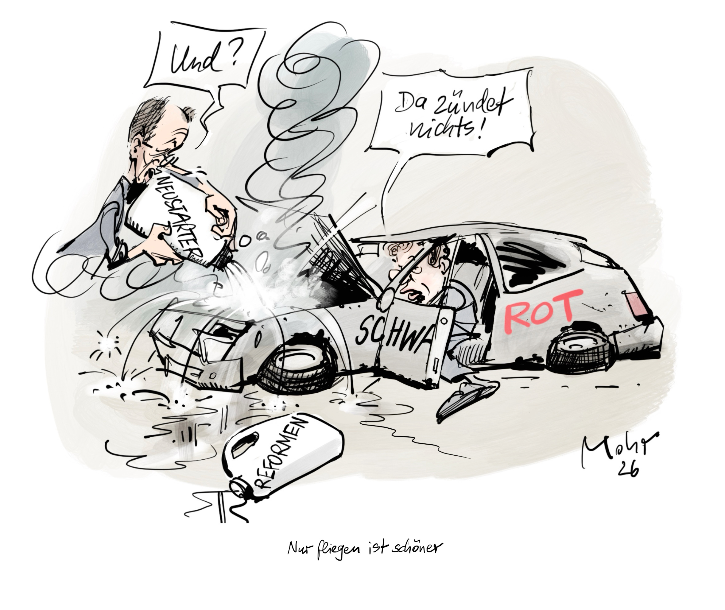 Nur fliegen ist schöner
